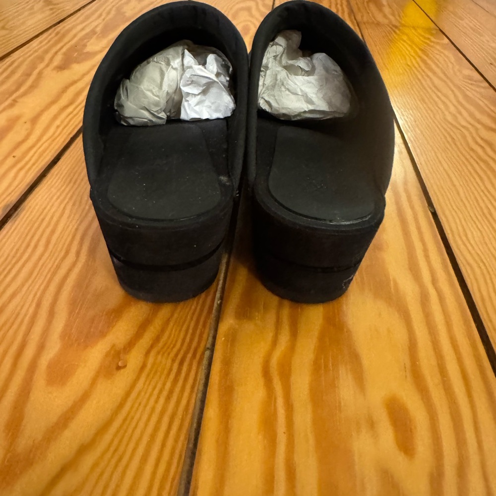 Sanita wooden Black Clogs brand new size 40 - Picture 4 of 12